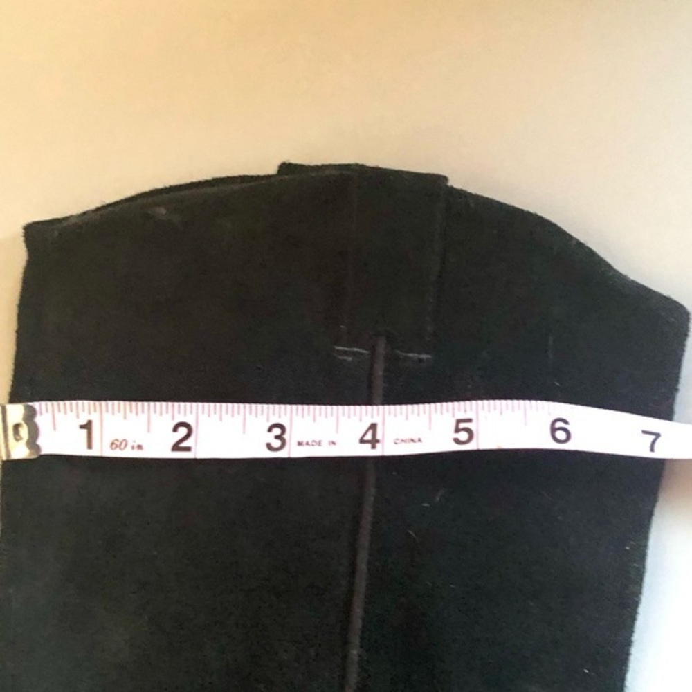 Gunmetal Idaho slouchy suede boot in black sz 38 - Picture 5 of 6